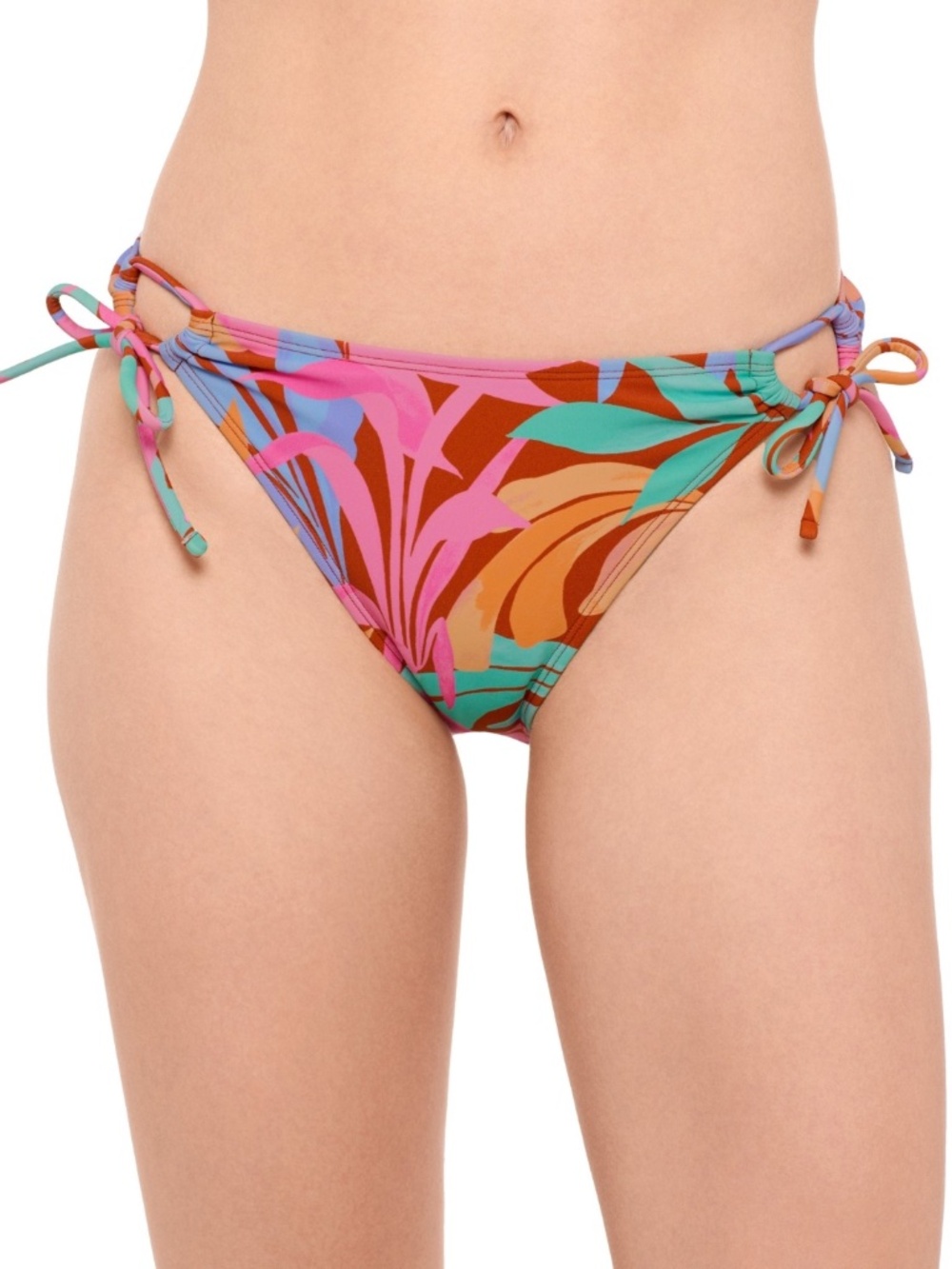 Salt + Cove Juniors' Printed Side-Tie Bikini Bottoms,Multi